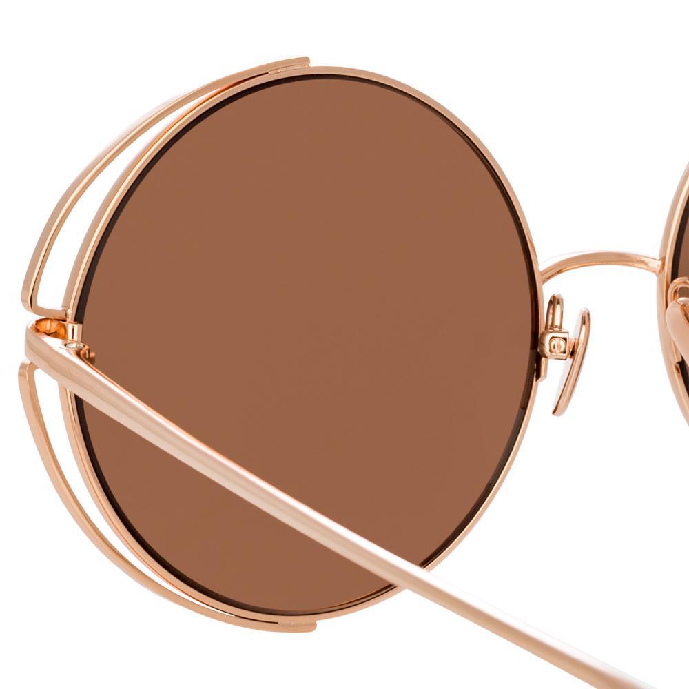 Color_LFL816C3SUN - Linda Farrow Farah C3 Round Sunglasses