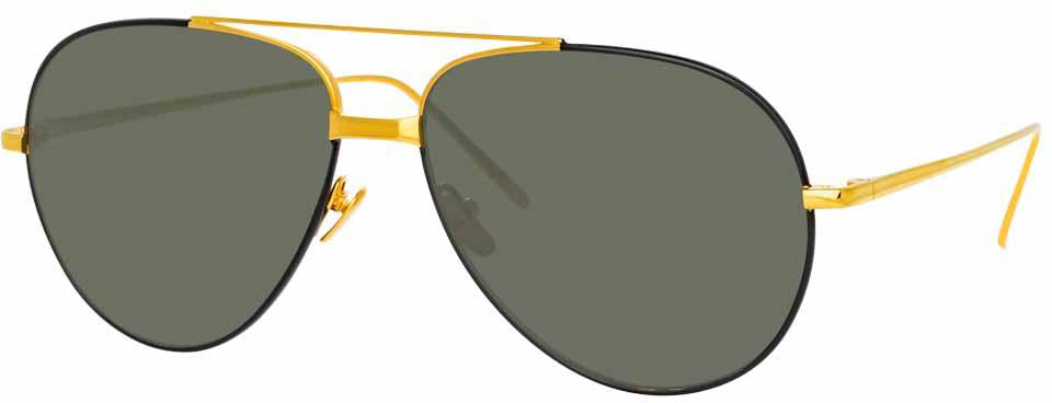 Color_LFL817C15SUN - Linda Farrow Salem C15 Aviator Sunglasses