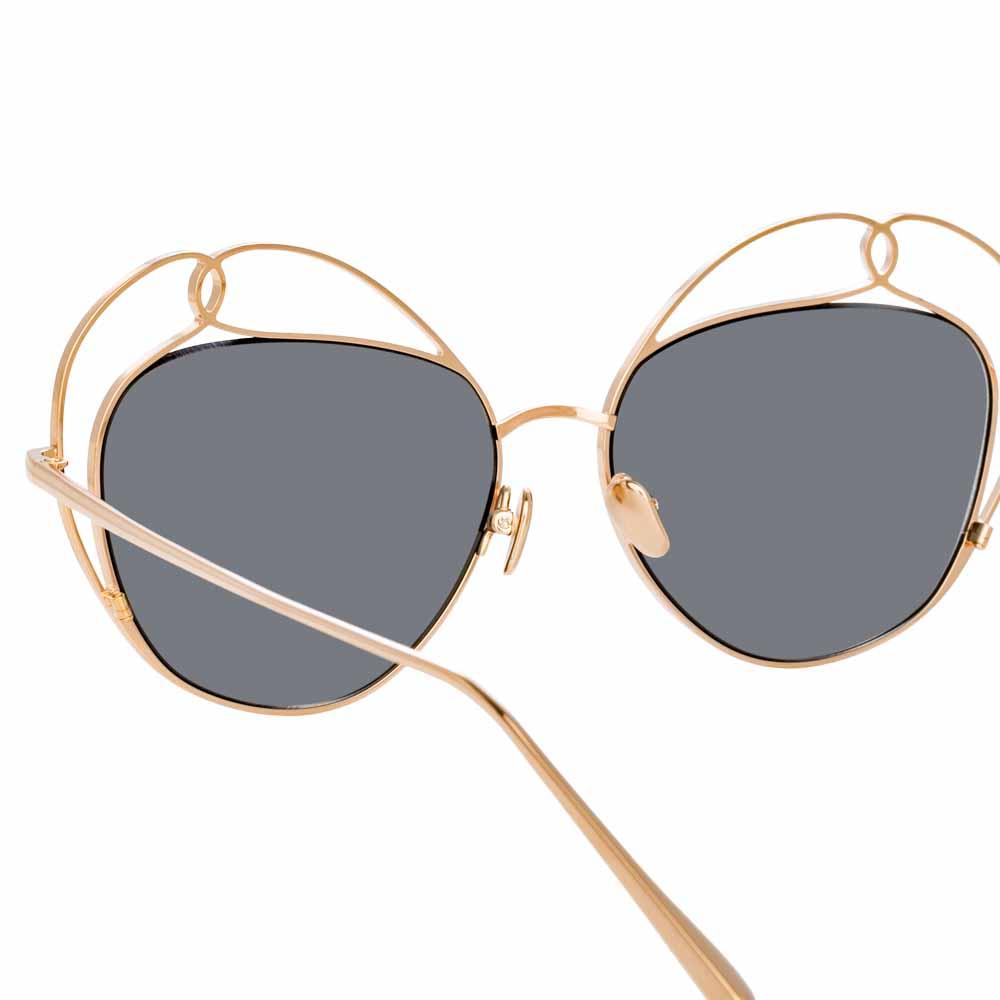 Color_LFL853C1SUN - Linda Farrow Harlequin C1 Special Sunglasses