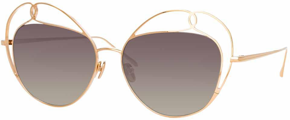 Color_LFL853C3SUN - Linda Farrow Harlequin C3 Special Sunglasses