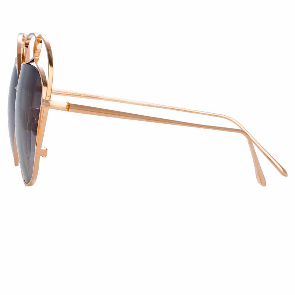 Color_LFL853C3SUN - Linda Farrow Harlequin C3 Special Sunglasses