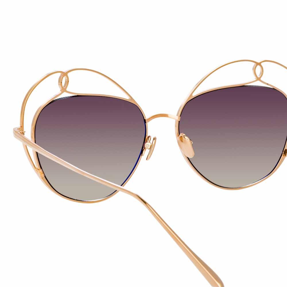 Color_LFL853C3SUN - Linda Farrow Harlequin C3 Special Sunglasses