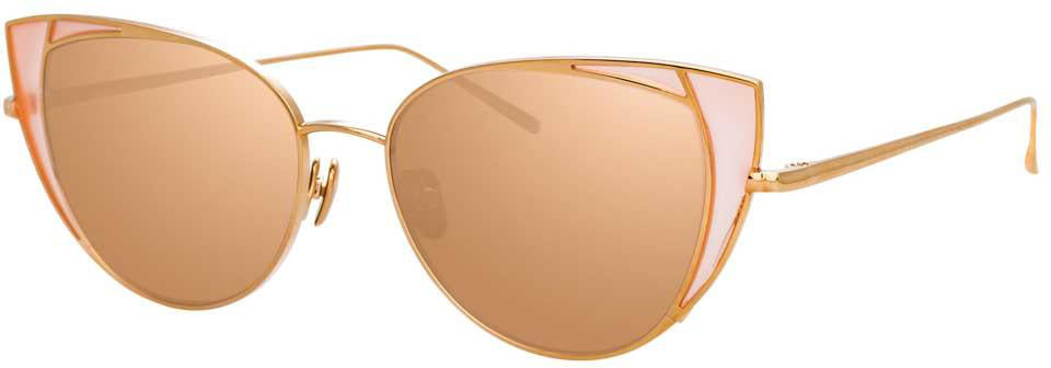 Color_LFL855C6SUN - Linda Farrow Des Vouex C6 Cat Eye Sunglasses