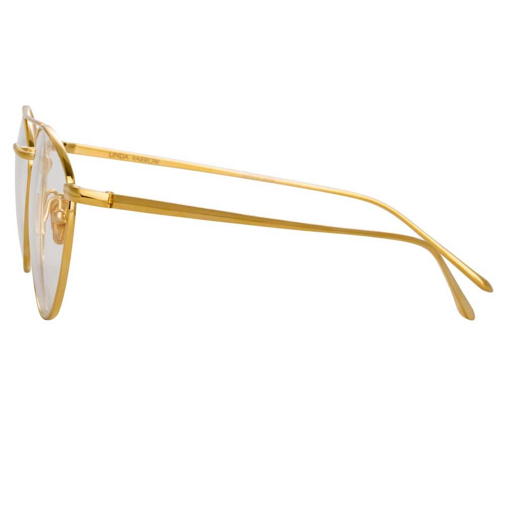 Color_LFL876C8OPT - Linda Farrow Caine C8 Aviator Optical Frame