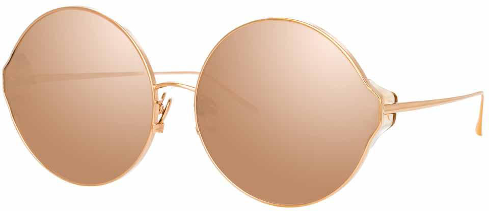Color_LFL896C3SUN - Linda Farrow Carousel C3 Round Sunglasses