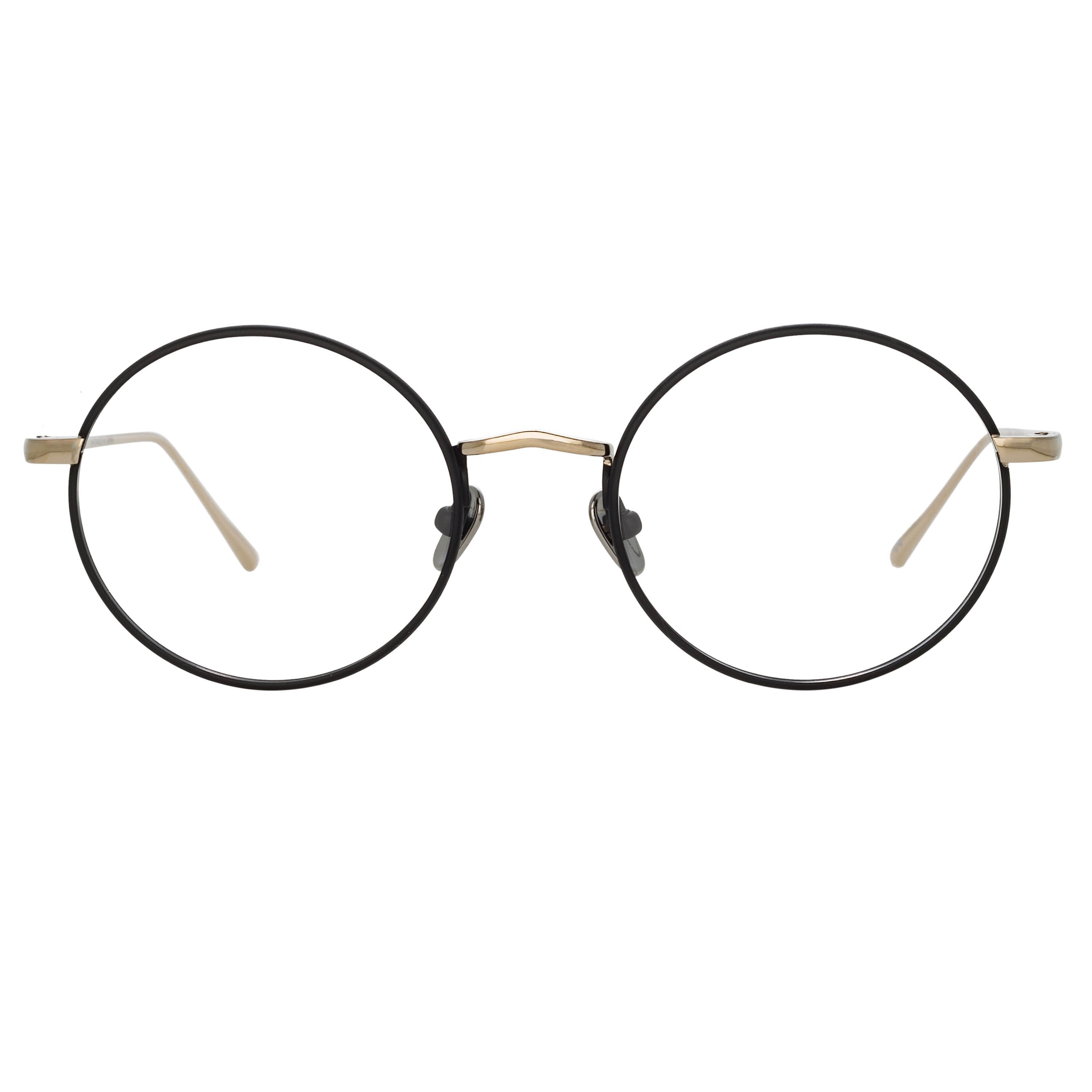 Color_LFL925C3OPT - Adams Oval Optical Frame in Black and Light Gold