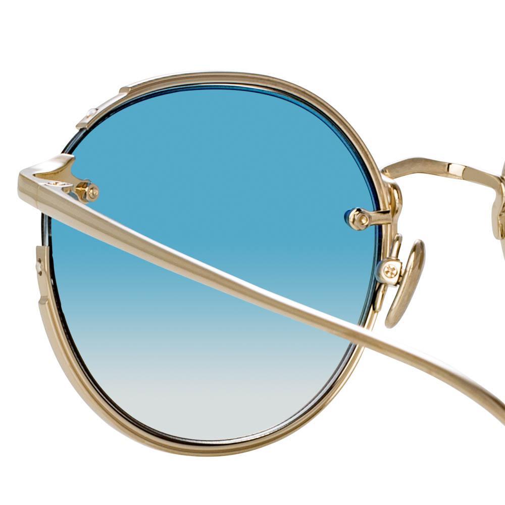 Color_LFL948C4SUN - Nicks Oval Sunglasses in Light Gold