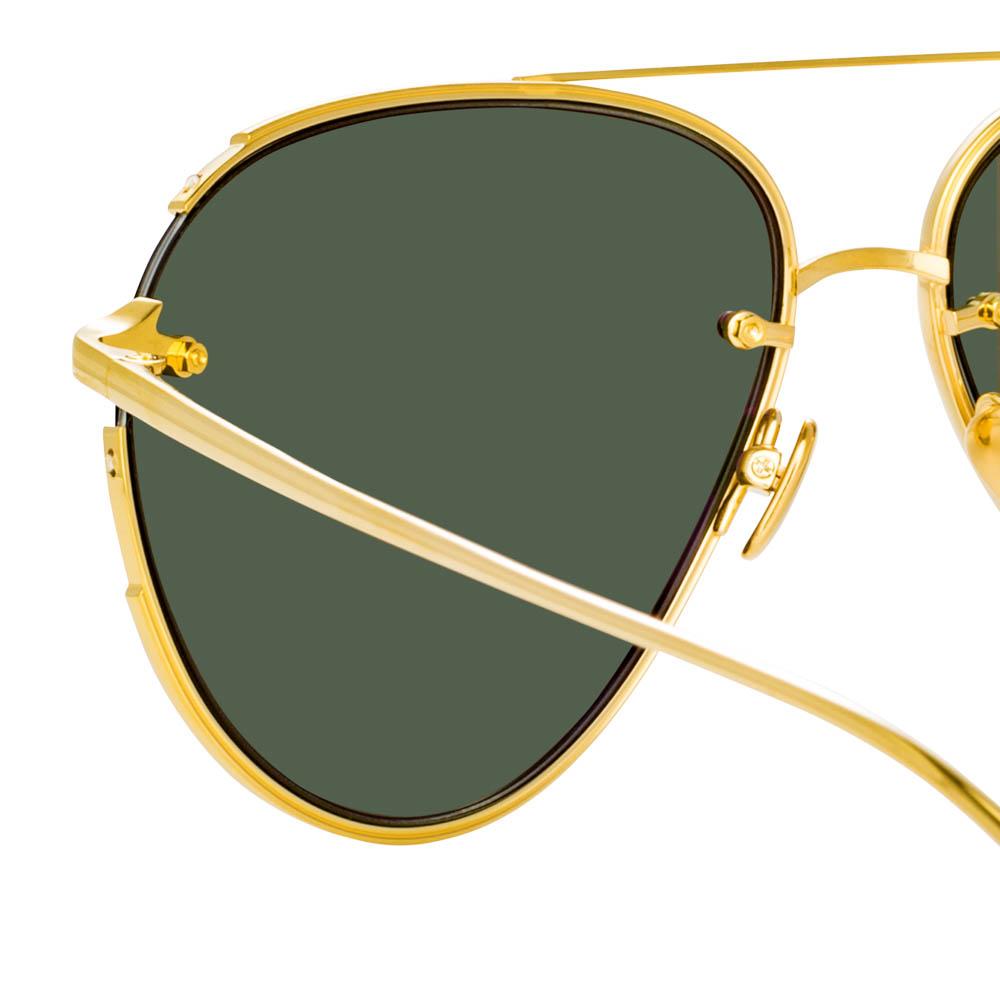 Color_LFL950C1SUN - Russo Aviator Sunglasses in Yellow Gold