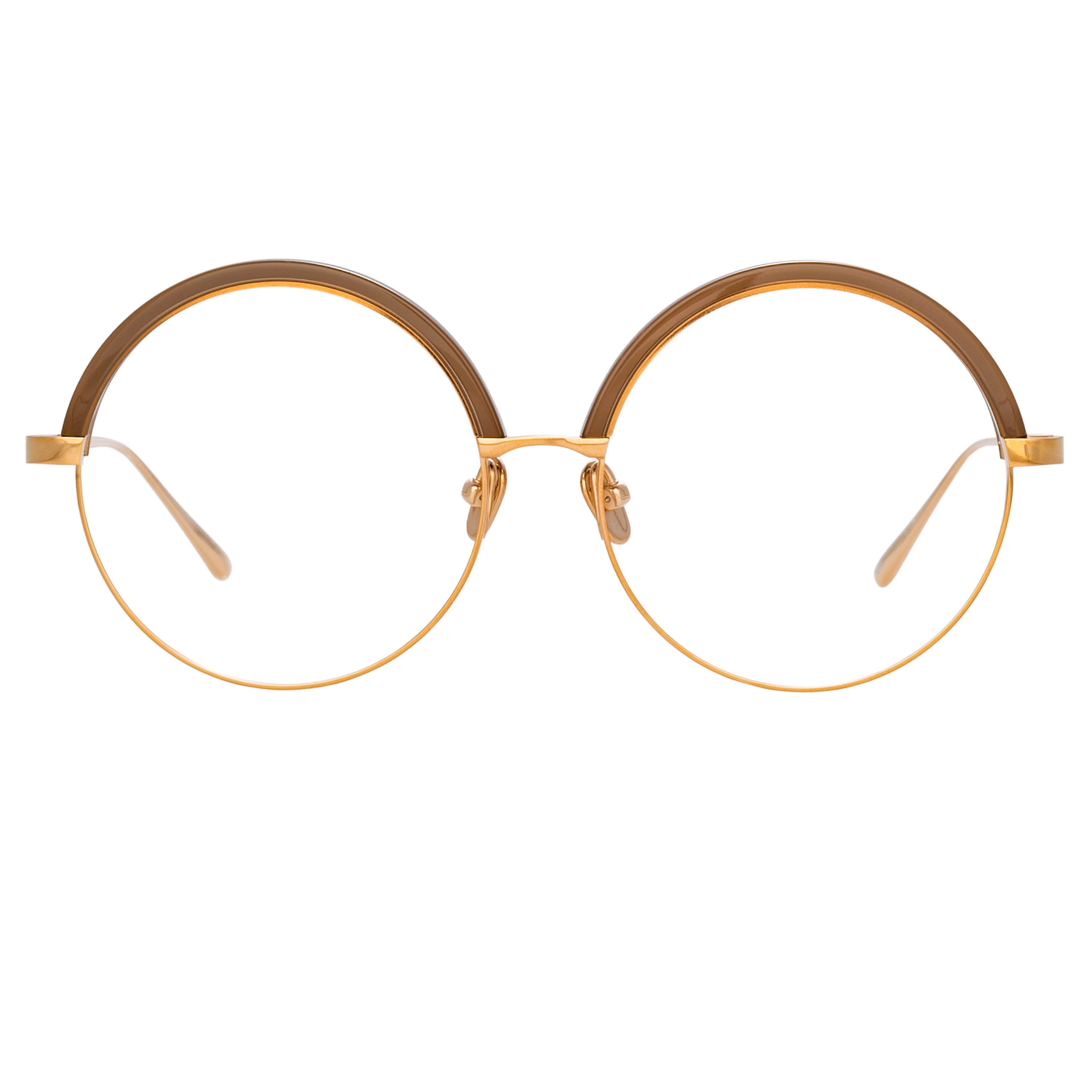Color_LFL966C9OPT - Annie Round Optical Frame in Rose Gold and Brown