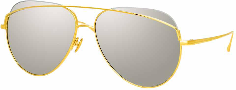 Color_LFL975C1SUN - Linda Farrow Colt C1 Aviator Sunglasses