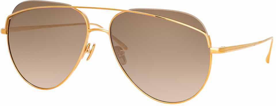Color_LFL975C6SUN - Linda Farrow Colt C6 Aviator Sunglasses