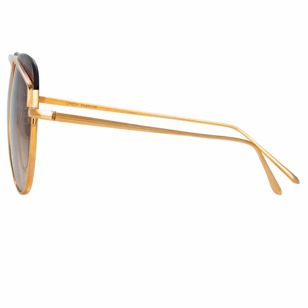 Color_LFL975C6SUN - Linda Farrow Colt C6 Aviator Sunglasses
