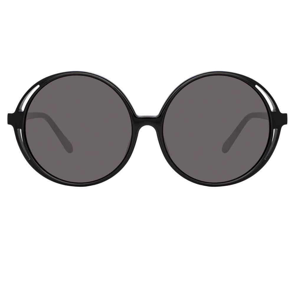Color_LFL989C1SUN - Bianca Round Sunglasses in Black