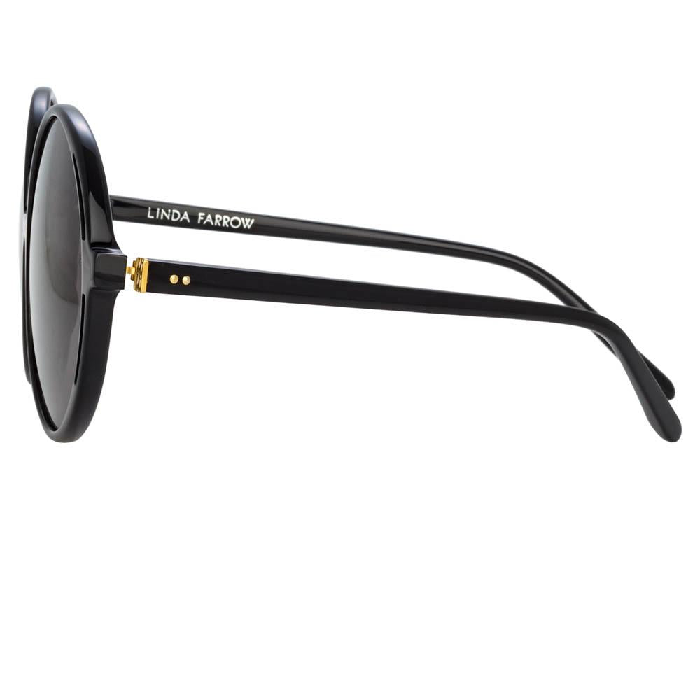 Color_LFL989C1SUN - Bianca Round Sunglasses in Black