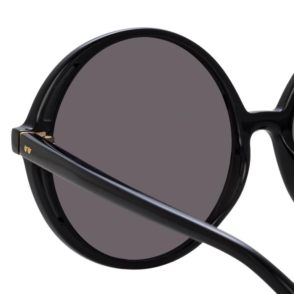 Color_LFL989C1SUN - Bianca Round Sunglasses in Black