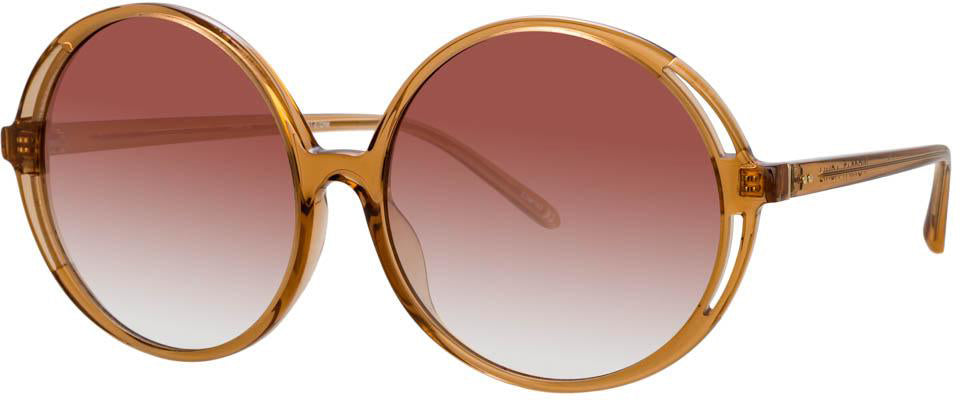 Color_LFL989C2SUN - Bianca Round Sunglasses in Brown