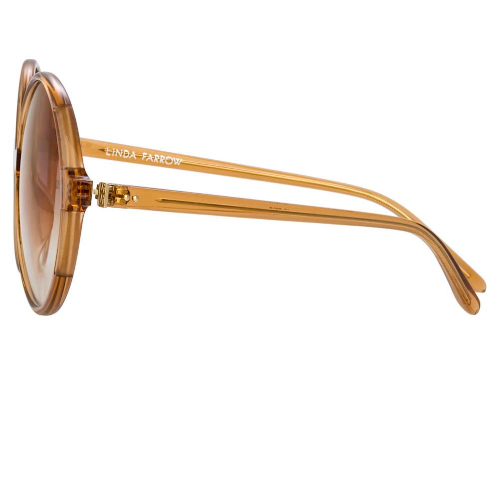 Color_LFL989C2SUN - Bianca Round Sunglasses in Brown