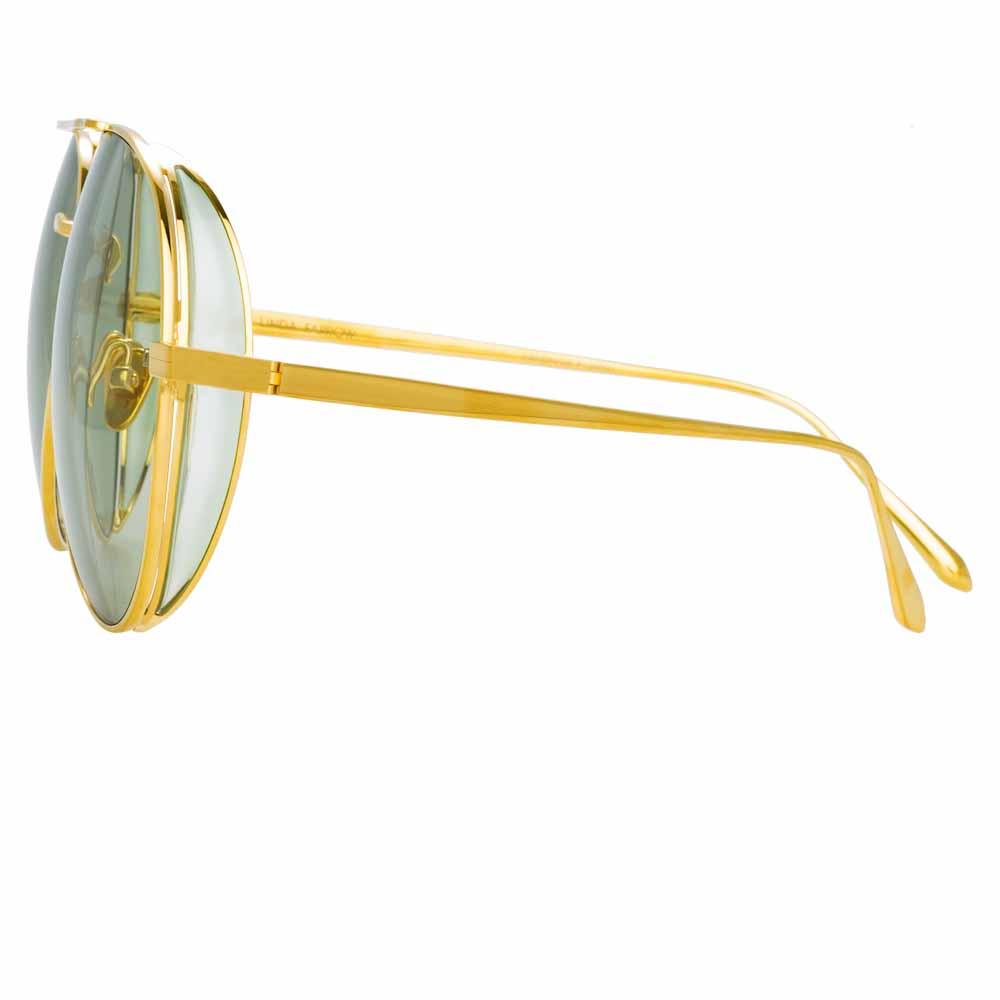 Color_LFL992C7SUN - Linda Farrow Ace C7 Aviator Sunglasses