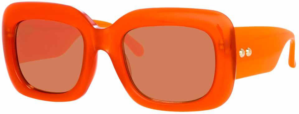 Color_LFL995C3SUN - Linda Farrow Lavinia C3 Rectangular Sunglasses