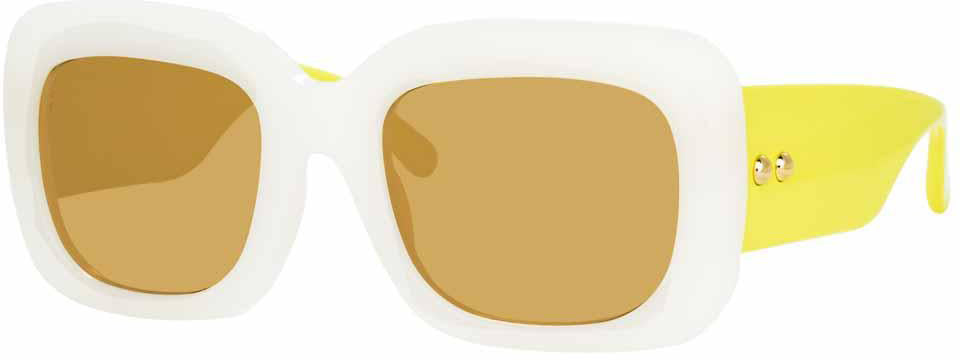 Color_LFL995C4SUN - Linda Farrow Lavinia C4 Rectangular Sunglasses