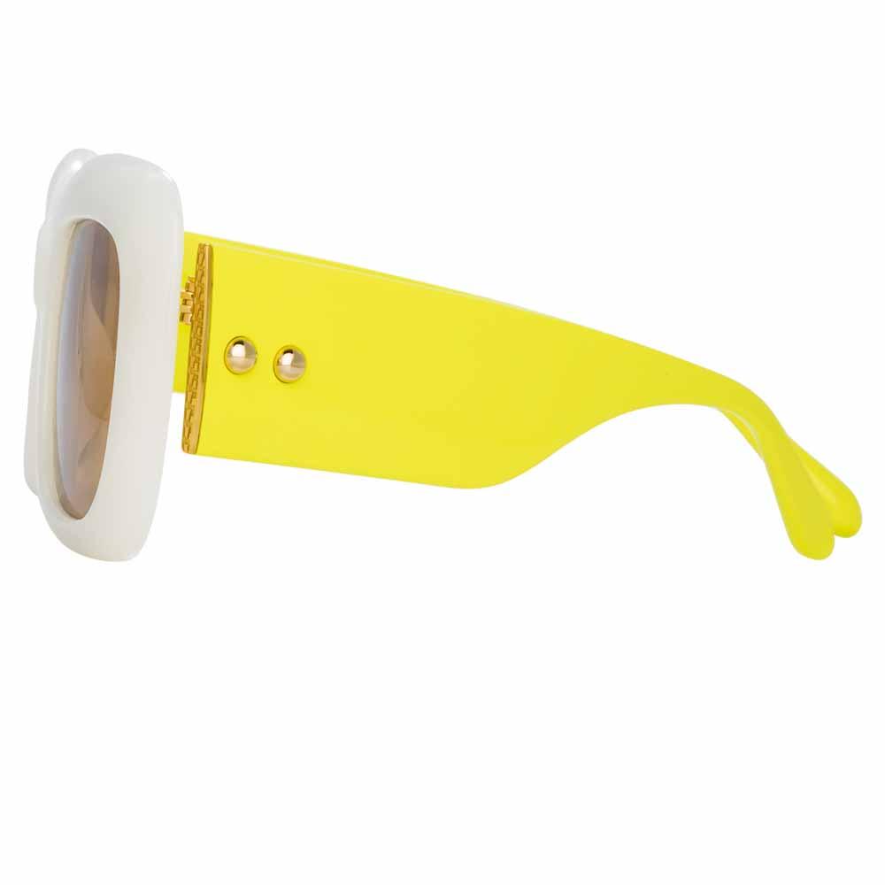 Color_LFL995C4SUN - Linda Farrow Lavinia C4 Rectangular Sunglasses