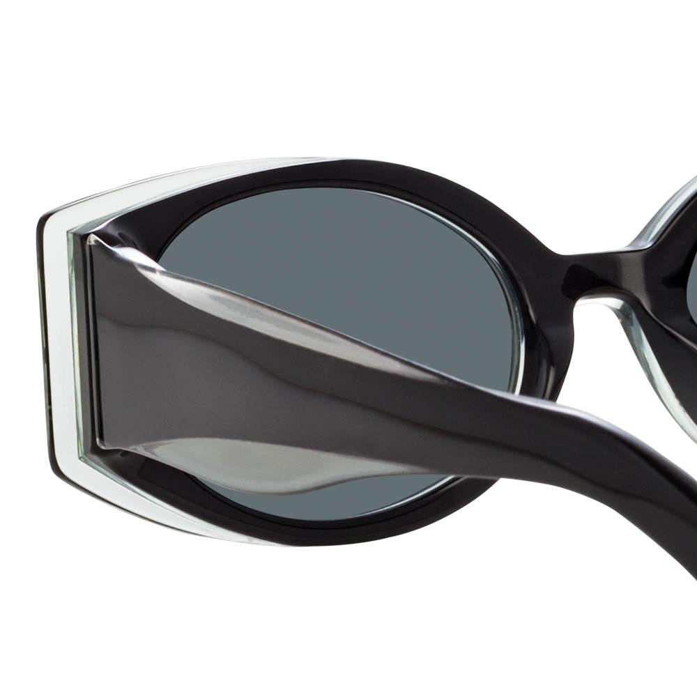 Color_MW249C1SUN - Matthew Williamson Bluebell Cat Eye Sunglasses in Black