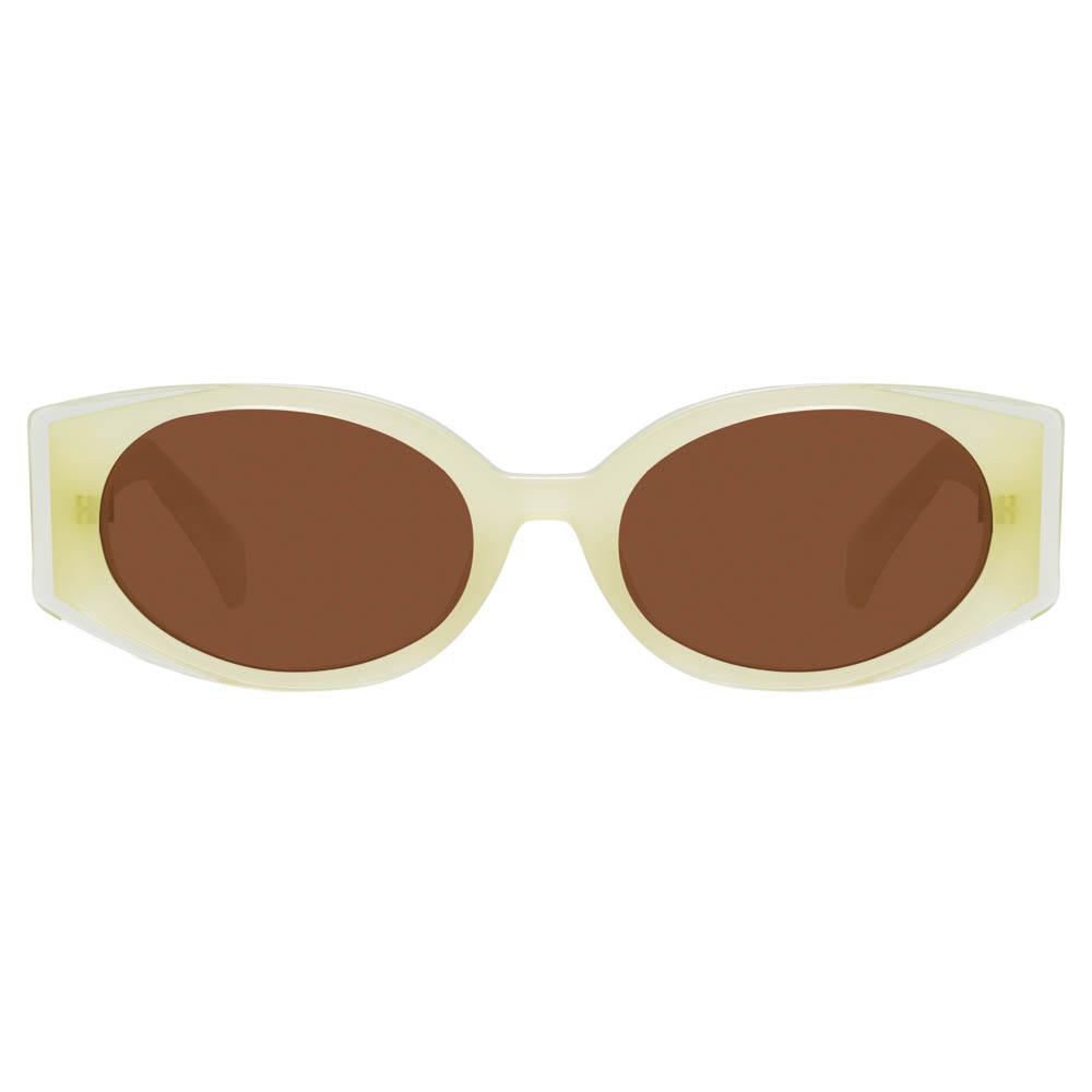 Color_MW249C3SUN - Matthew Williamson Bluebell Cat Eye Sunglasses in Yellow