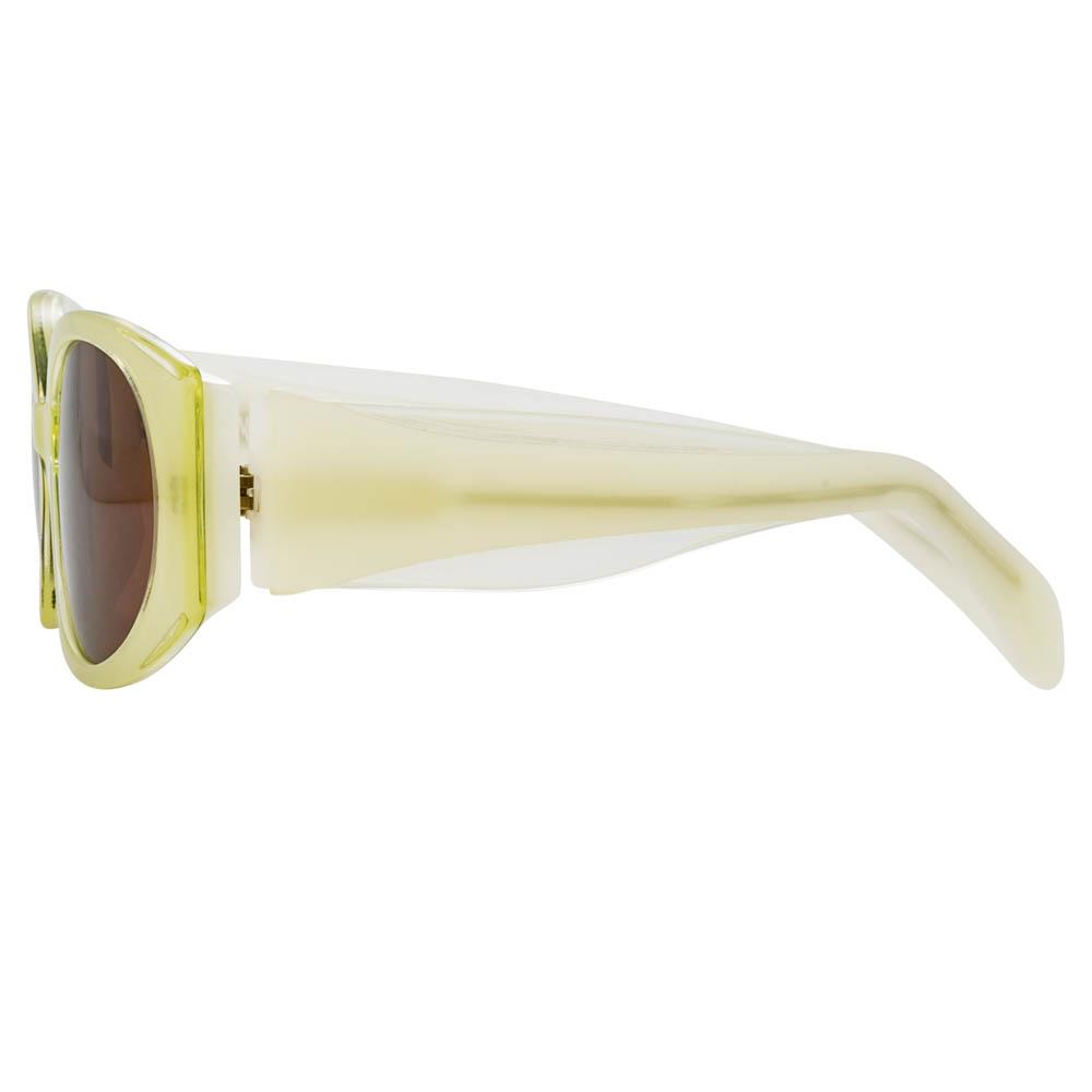 Color_MW249C3SUN - Matthew Williamson Bluebell Cat Eye Sunglasses in Yellow