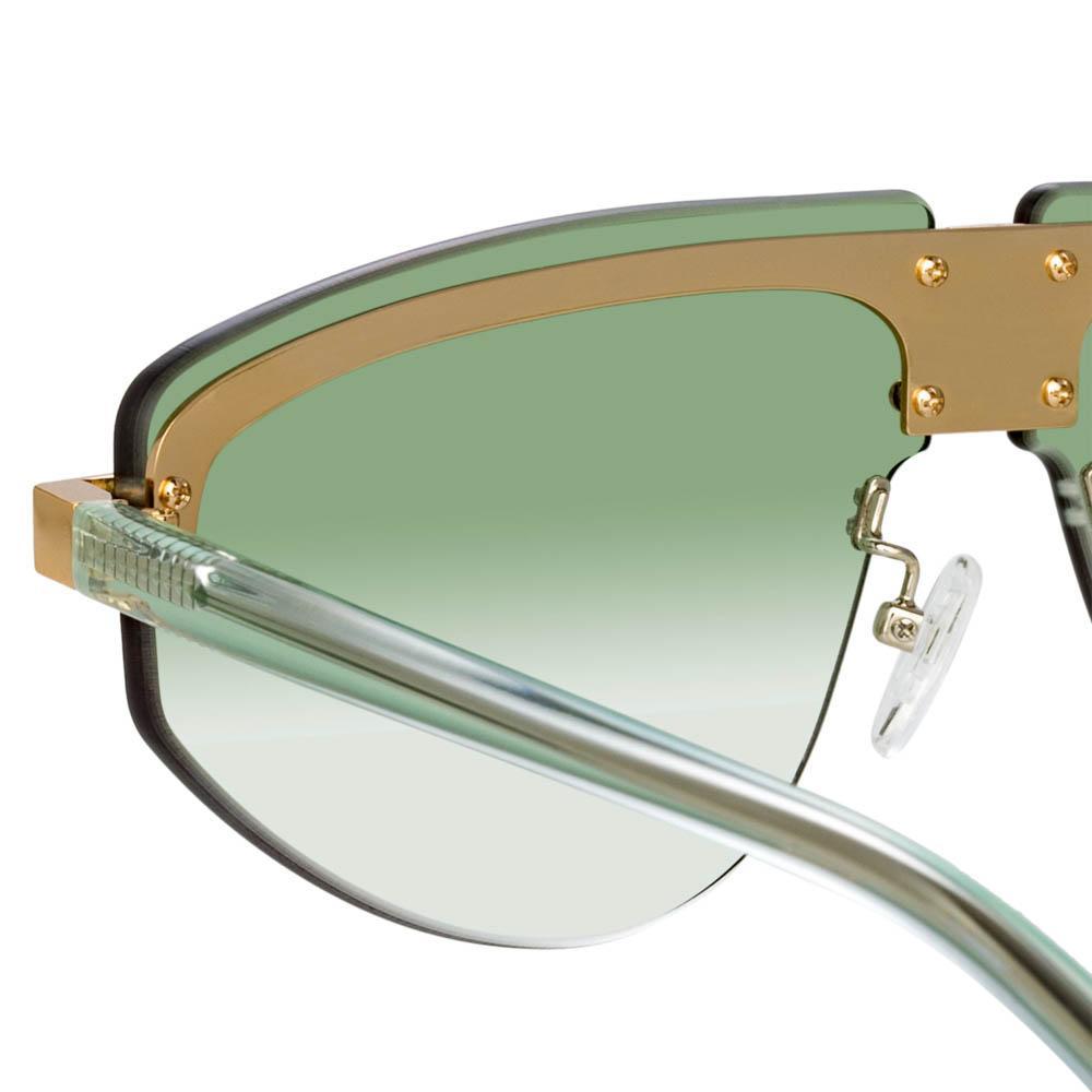 Color_MW253C2SUN - Matthew Williamson Hyacinth Aviator Sunglasses in Yellow Gold