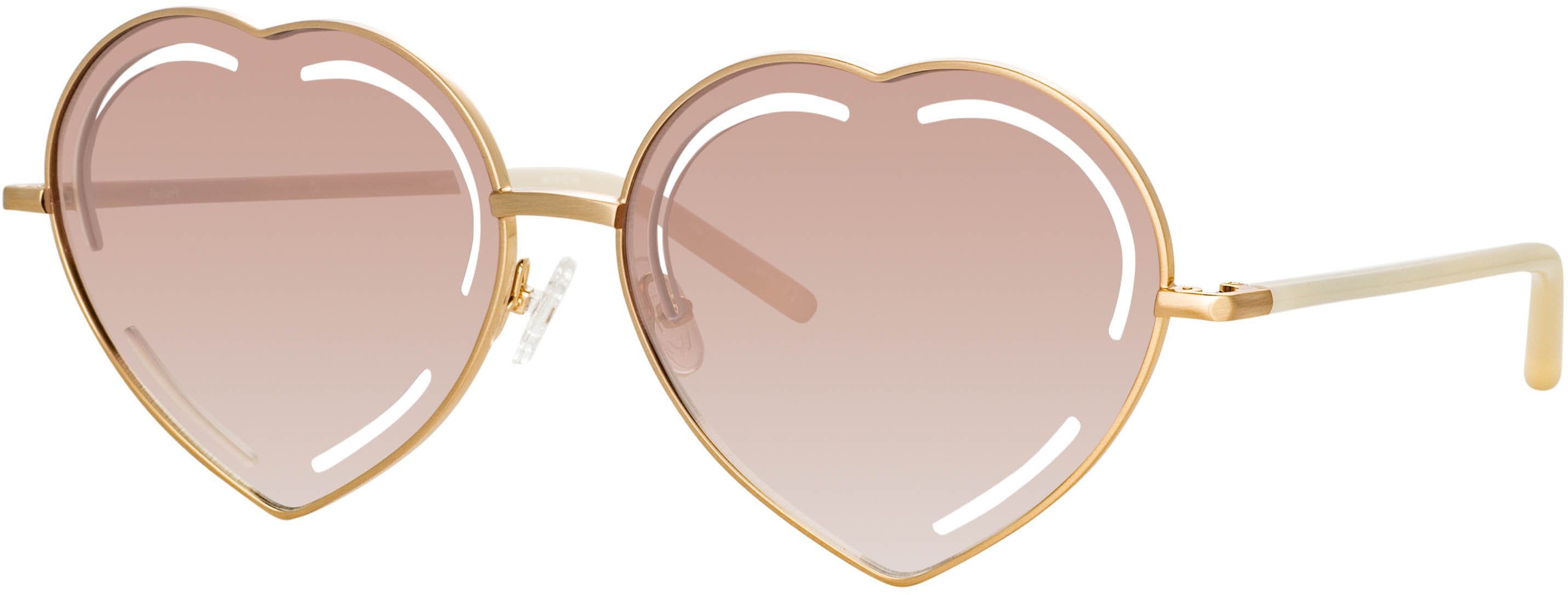 Color_MW265C1SUN - Matthew Williamson Petunia Sunglasses in Light Gold