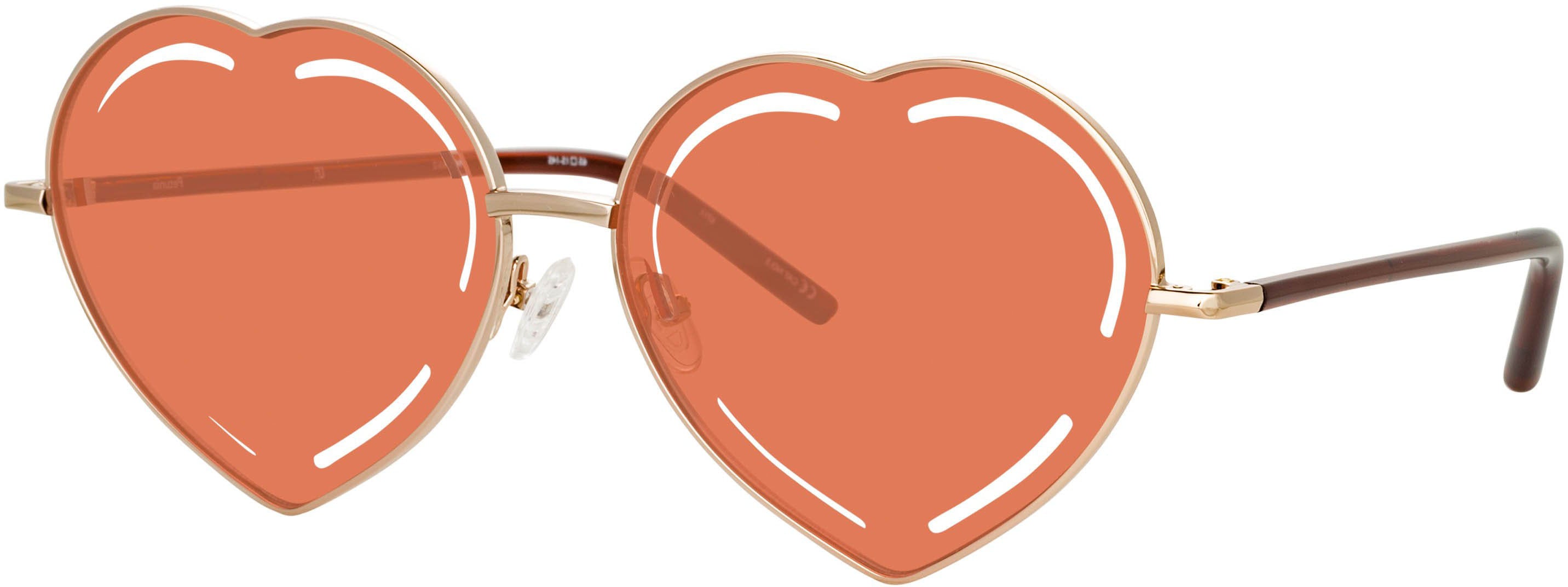 Color_MW265C2SUN - Matthew Williamson Petunia Sunglasses in Light Gold