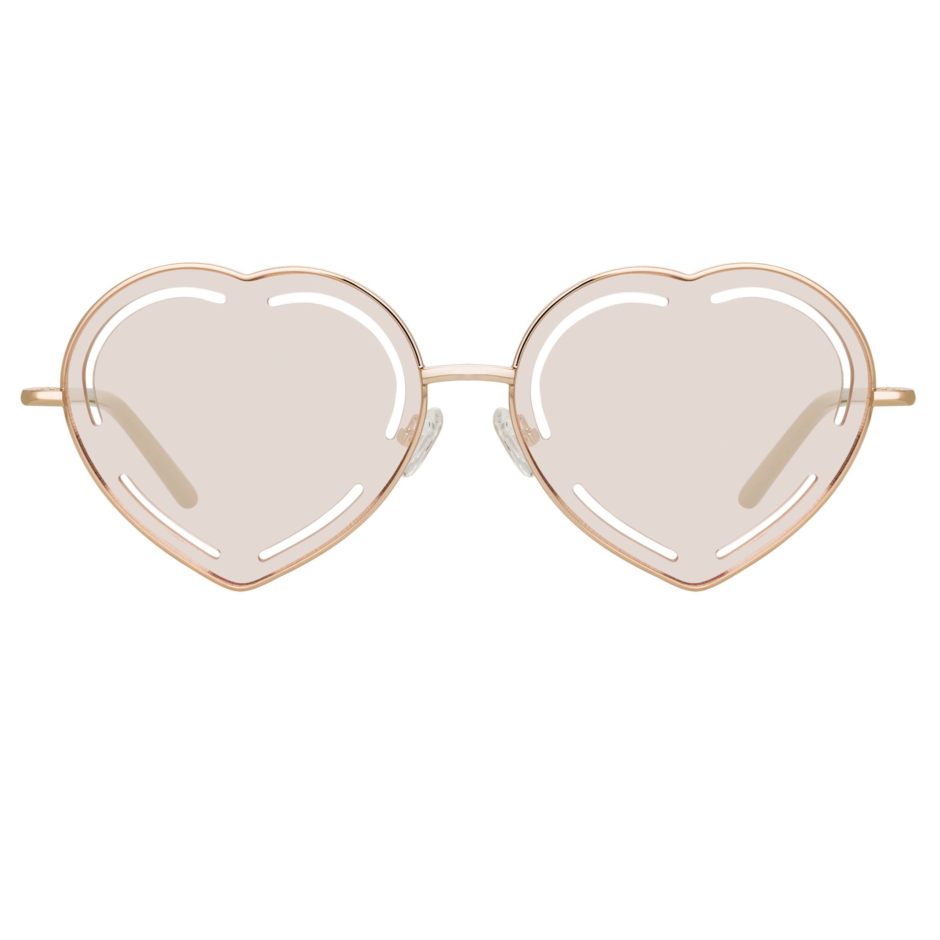 Color_MW265C3SUN - Matthew Williamson Petunia Sunglasses in Light Gold and Pink