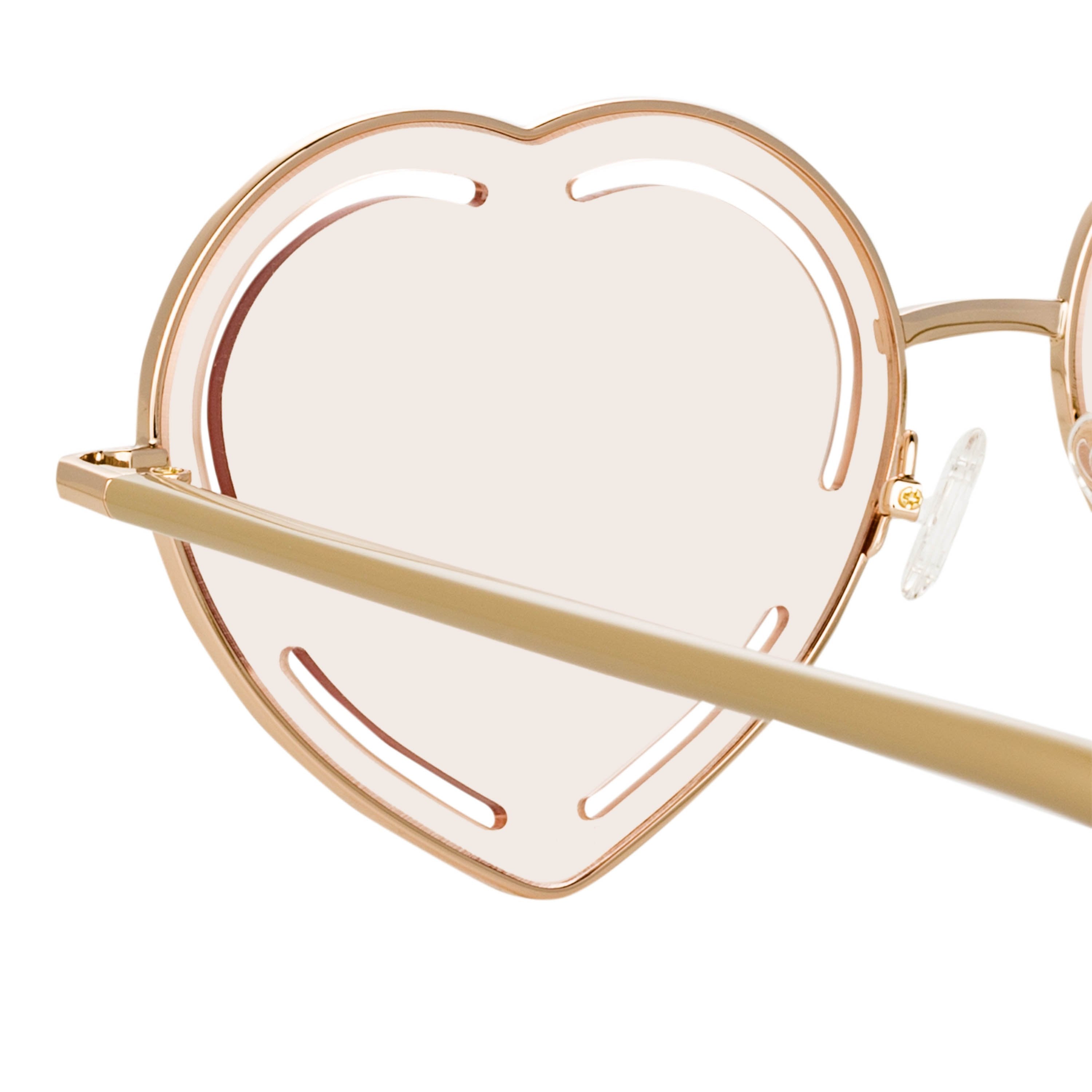 Color_MW265C3SUN - Matthew Williamson Petunia Sunglasses in Light Gold and Pink