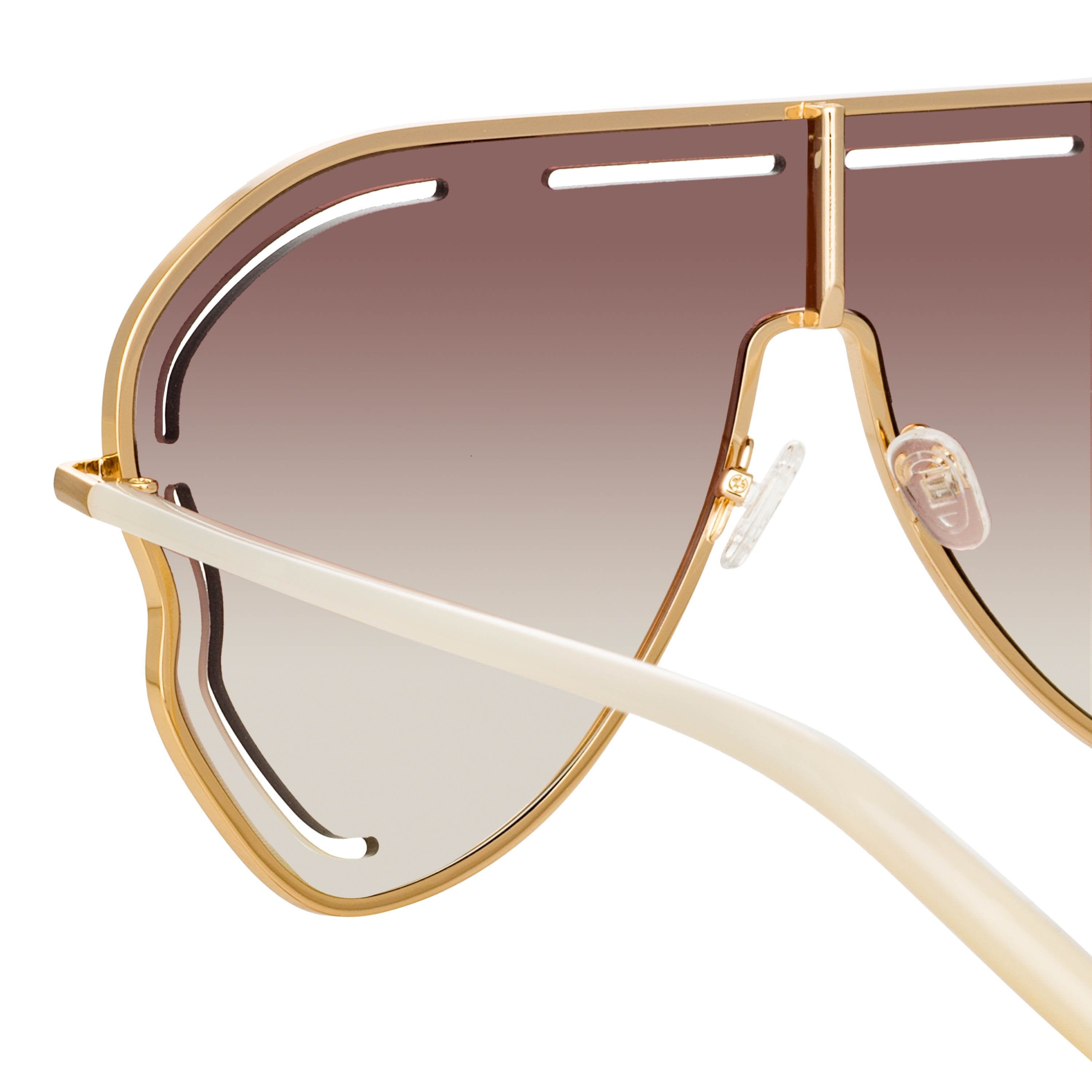 Color_MW266C2SUN - Matthew Williamson Gardenia Sunglasses in Light Gold