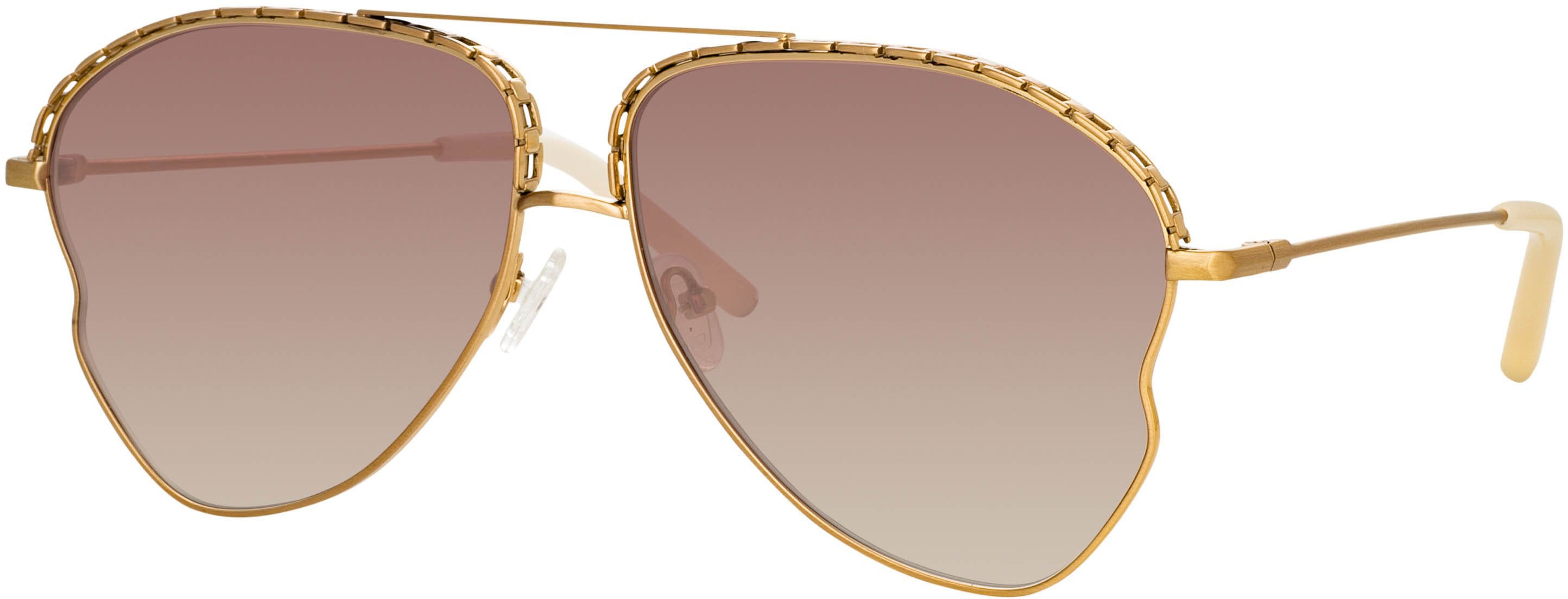 Color_MW272C2SUN - Matthew Williamson Lupin Sunglasses in Light Gold
