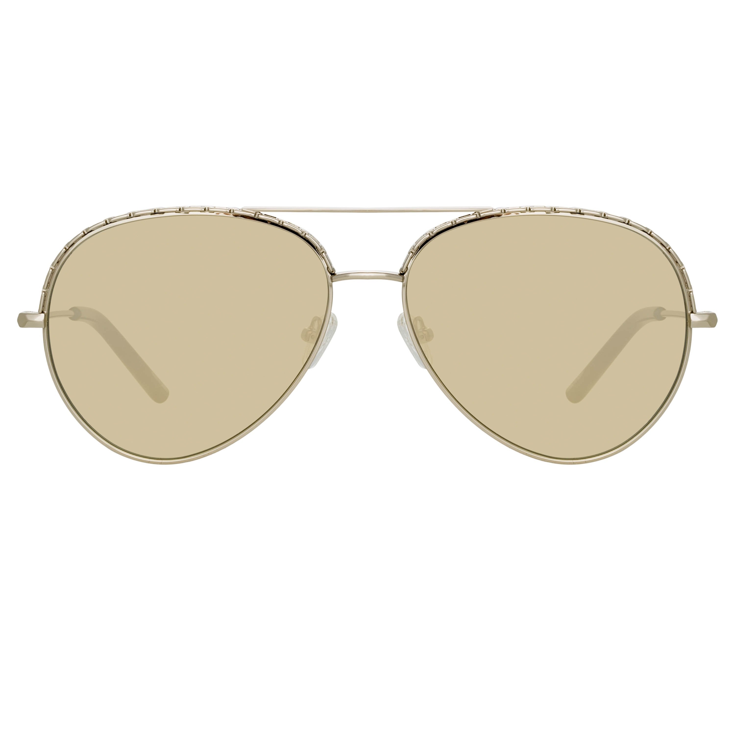 Color_MW273C3SUN - Matthew Williamson Magnolia Sunglasses in Silver