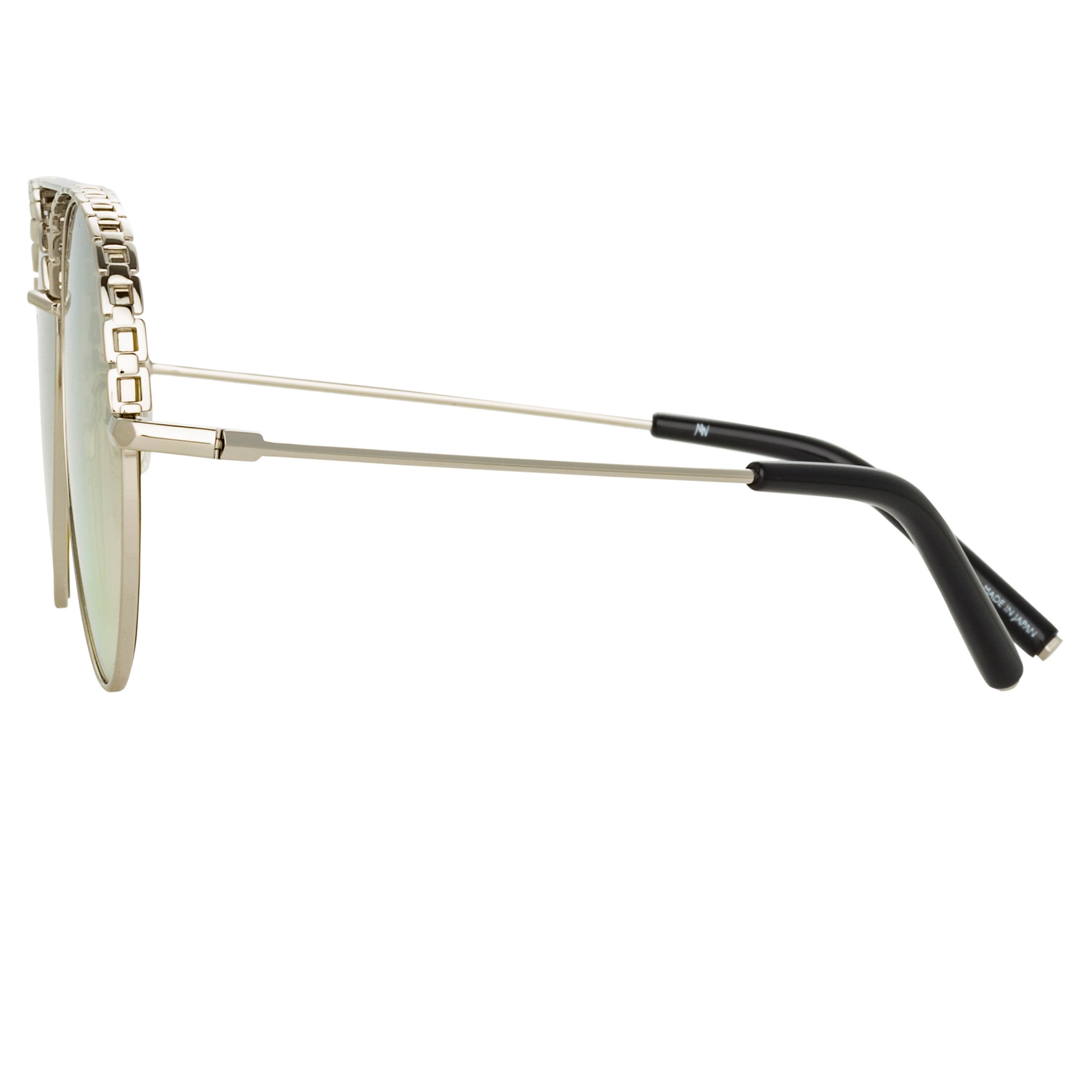 Color_MW273C3SUN - Matthew Williamson Magnolia Sunglasses in Silver