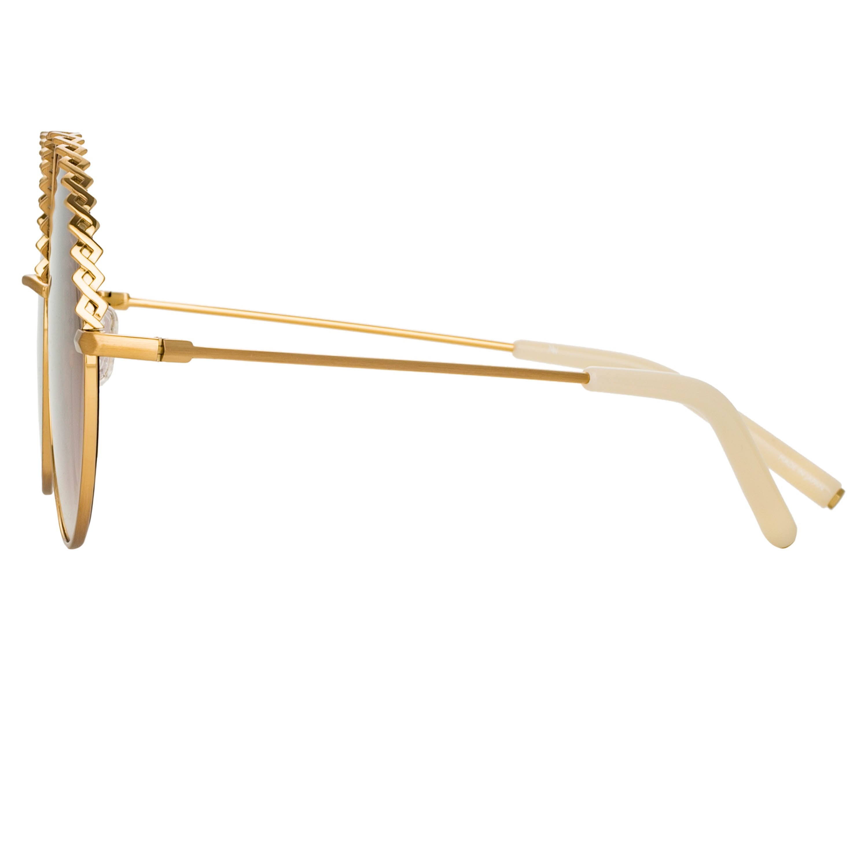 Color_MW274C2SUN - Matthew Williamson Geranium Sunglasses in Light Gold
