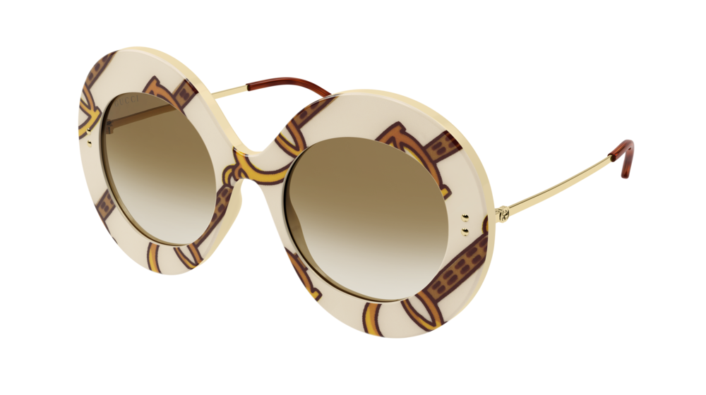 Color_GG0894S-003 - IVORY - BROWN - GRADIENT