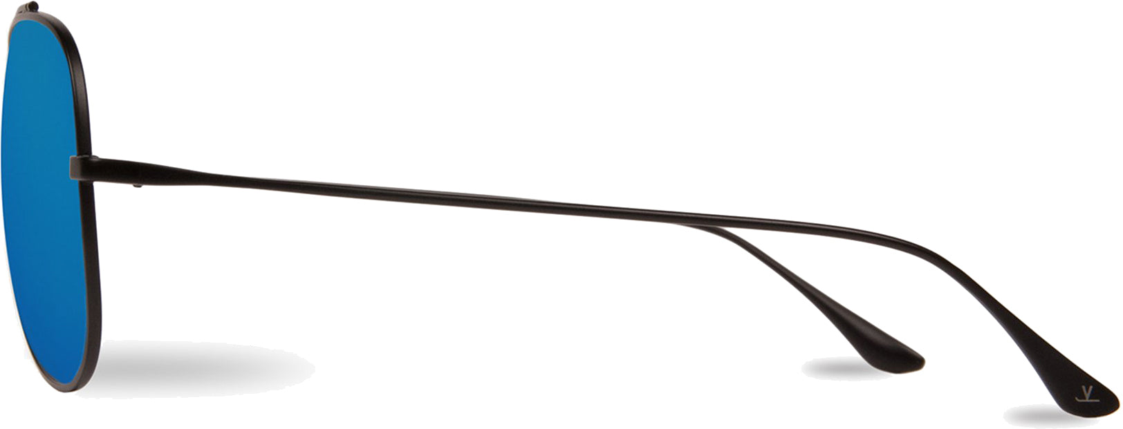 Color_VL161100071626 - SWING 1611 Noir mat / Grey Polar Blue Flash