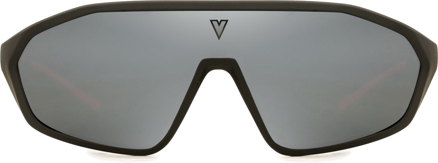 Color_VL201100031757 - AIR 2011 180° LARGE Noir mat / Rouge / HD POLAR BLACK FLASHED