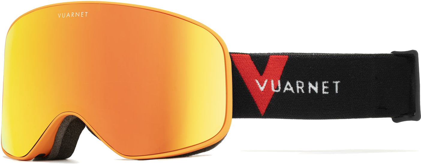 Color_VM202000051533 - MASQUE DE SKI Orange mat / Grey Red Flash