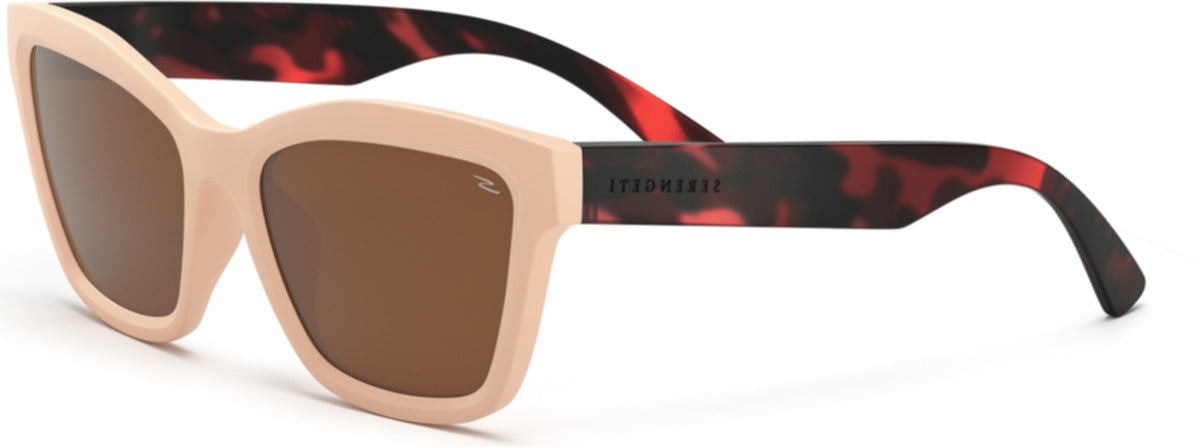 Color_SS537002 - Matte White Matte Classic Tort temples - Spirit Polarized Drivers Cat 2 to 3