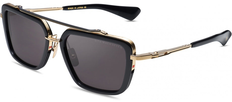 Color_DTS135-56-01 - Black Gold Frame Gray Lens