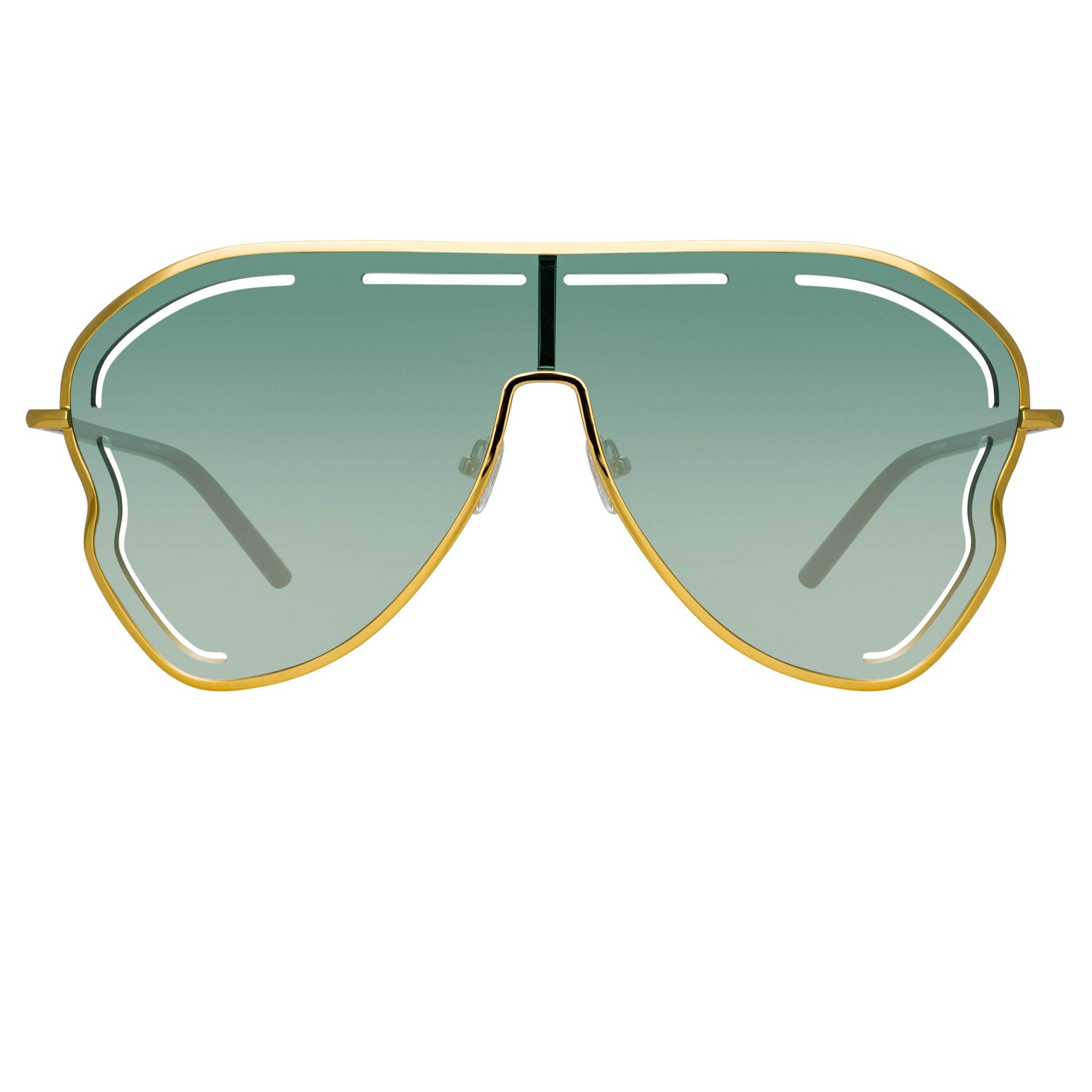Color_MW266C5SUN - GARDENIA YELLOW GOLD/ BLACK/ GREEN MIRROR