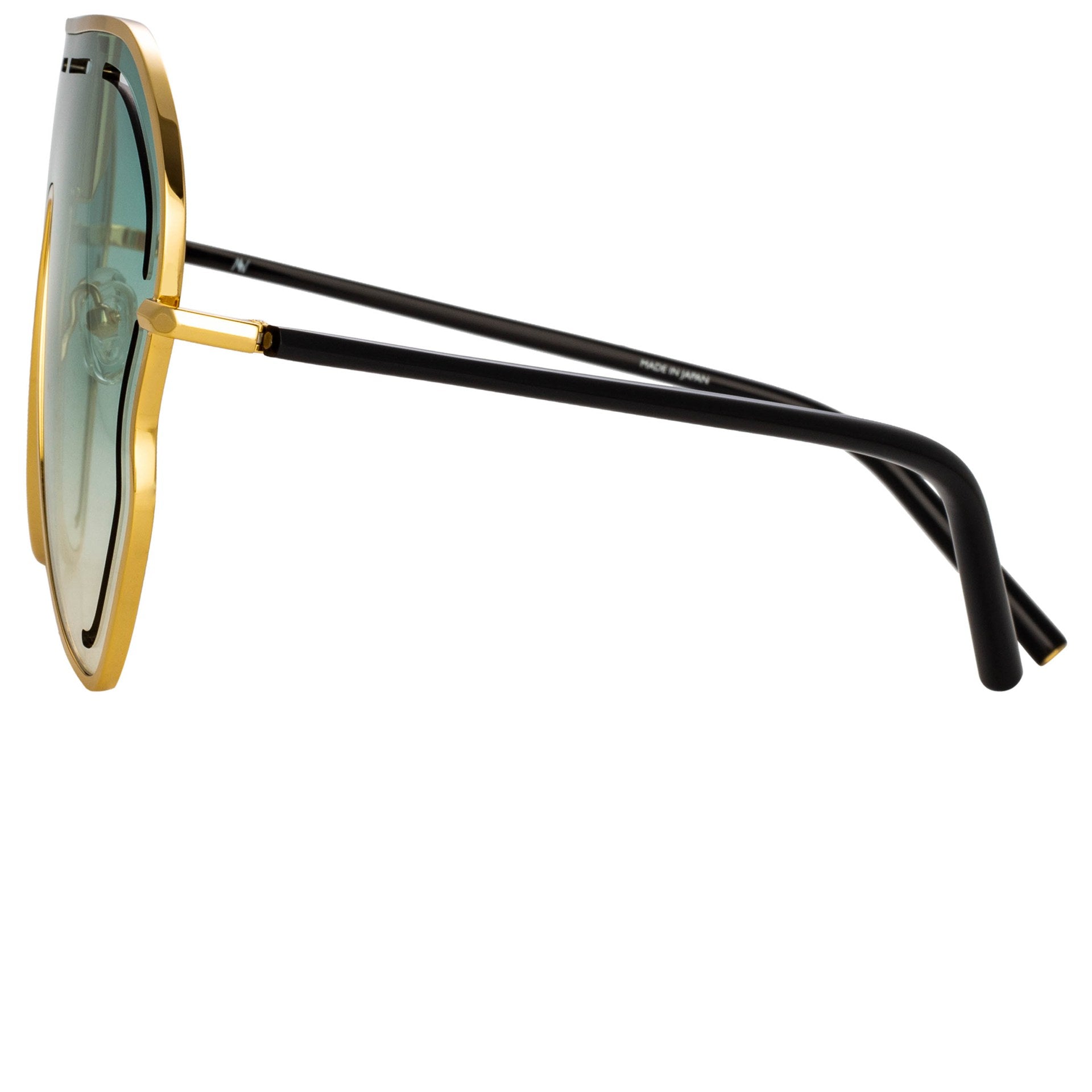 Color_MW266C5SUN - GARDENIA YELLOW GOLD/ BLACK/ GREEN MIRROR