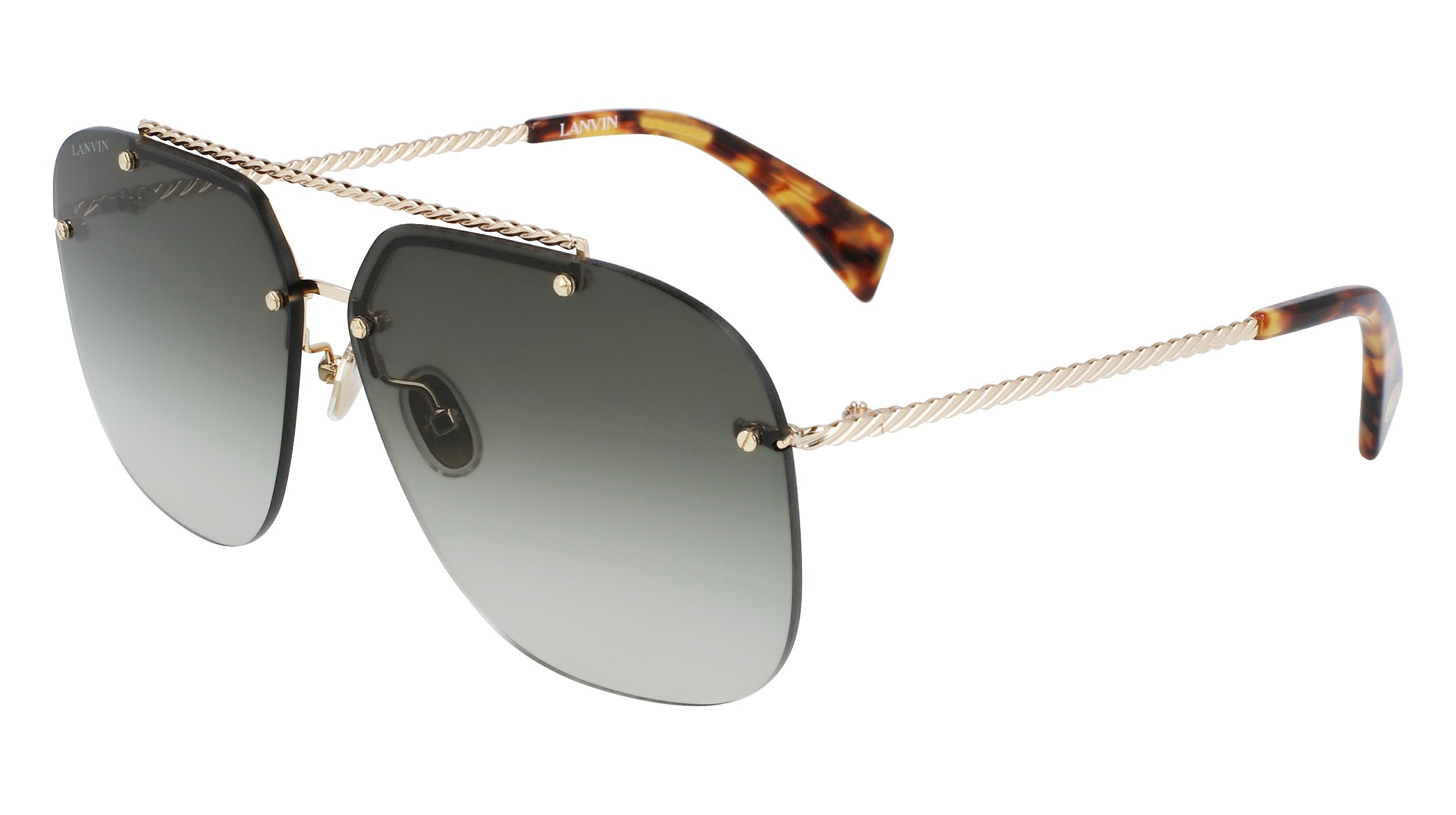 Color_715 - GOLD/GRADIENT GREEN