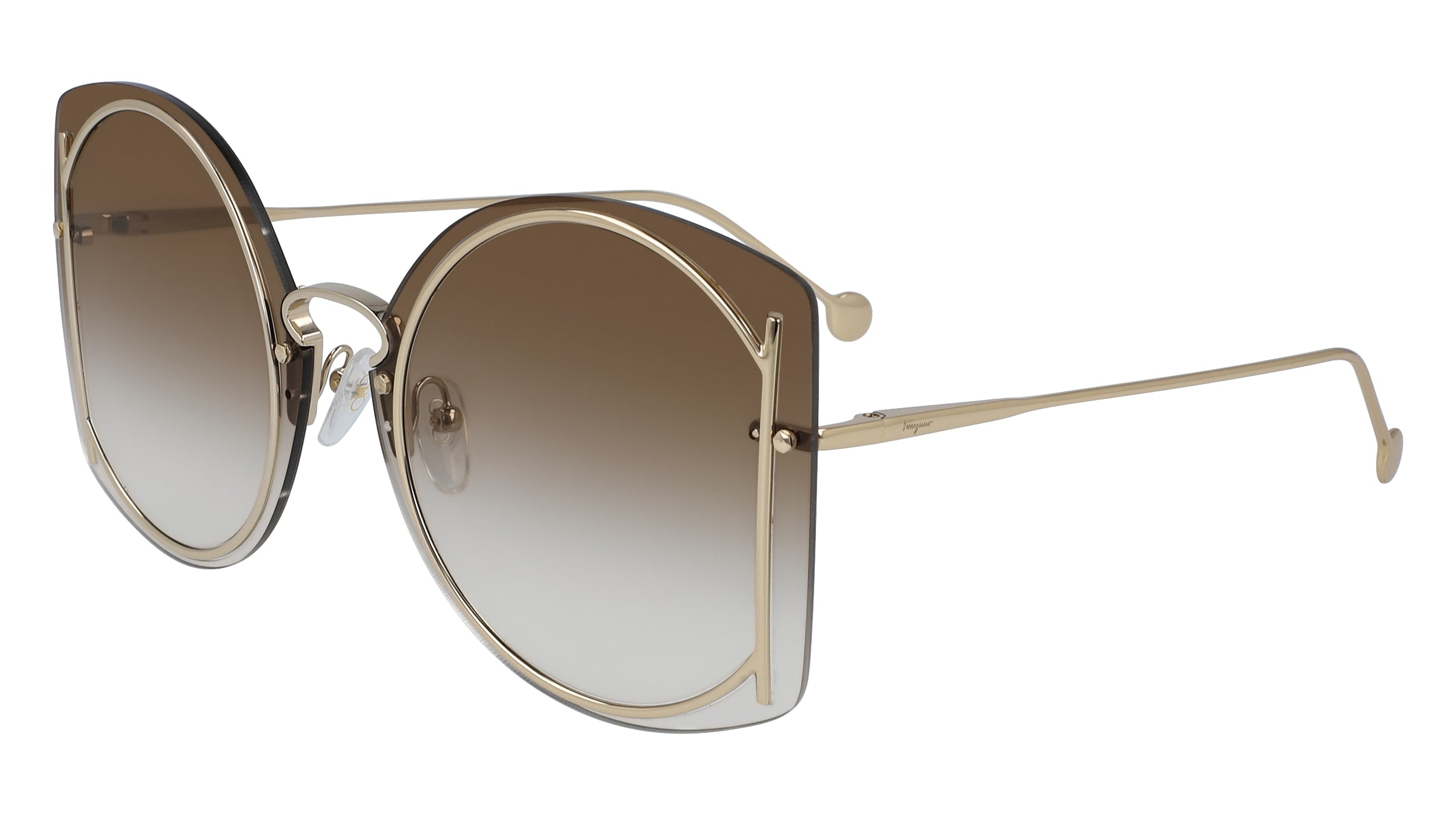 Color_703 - GOLD/BROWN GRADIENT LENS