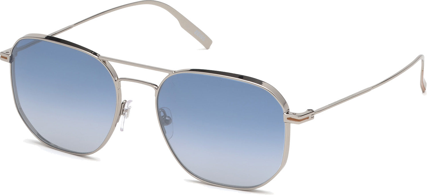 Color_14X - shiny light ruthenium / blue mirror