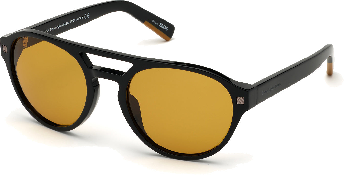 Color_01E - shiny black / brown